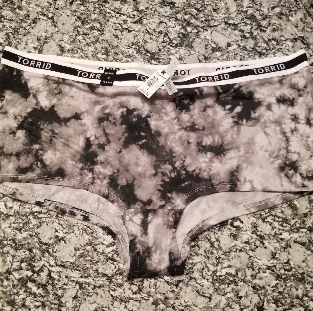 Tie Dye Boyshorts Underwear Plus Size 3x